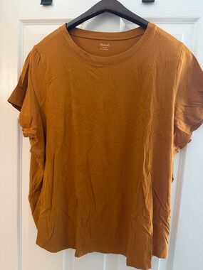 Madewell Short Sleeve Tee in Rusty Orange